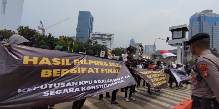 Tolak Intervensi ke MK, Massa IPI : Jaga Independensinya & Mari Hormati Hasil Pemilu 2024