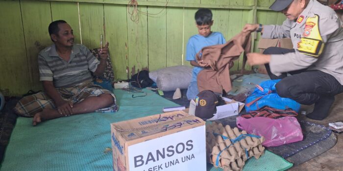 Aksi Nyata Polres Tojo Una-Una Dukung Pendidikan Anak Kurang Mampu