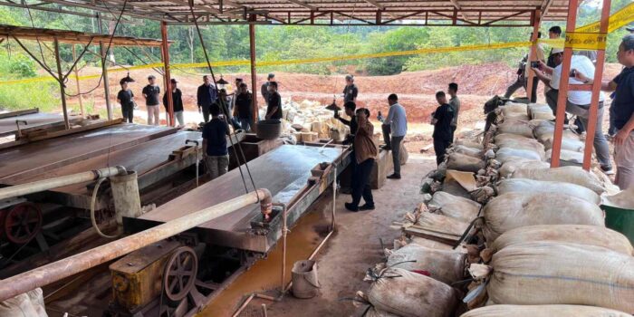 Penyelundupan ke Malaysia Gagal! Terbongkar, Meja Goyang Timah di Beltim Digerebek