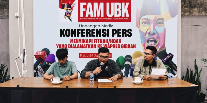 FAM UBK: Tuduhan Rp300 Juta ke Gibran Harus Dibuktikan, Bukan Digiring Opini